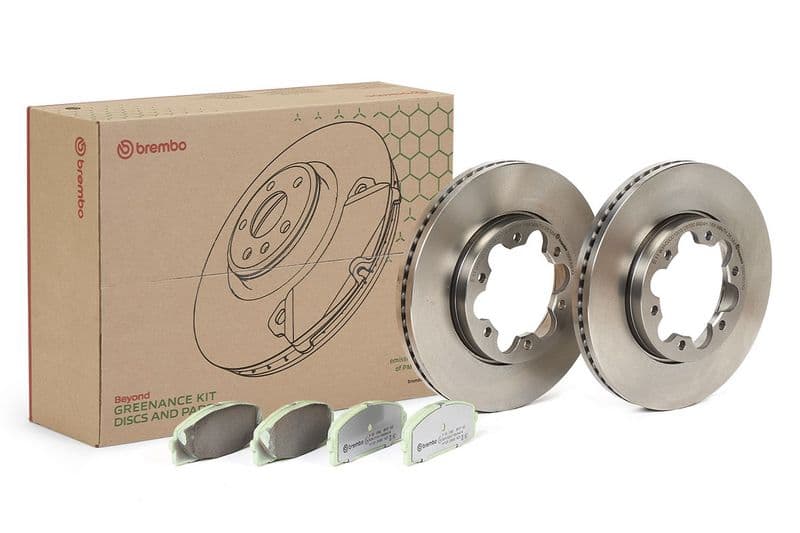 Set frana, frana disc BREMBO BEYOND LINE - Greenance KT 10 039