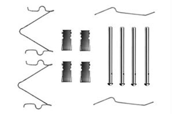 Set accesorii, placute frana TRW PFK330