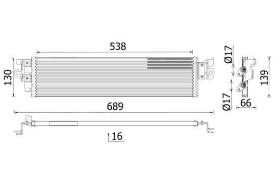 Radiator racire ulei, cutie de viteze automata MAHLE BEHR *** PREMIUM LINE *** CLC 328 000P