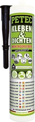adeziv pentru caroserie PETEC ASSEMBLY ADHESIVE, BLACK 94729