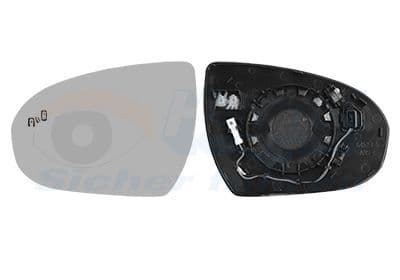 Sticla oglinda, oglinda retrovizoare exterioara VAN WEZEL * HAGUS * 8264835