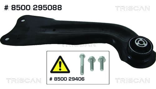 Brat, suspensie roata TRISCAN 8500 295088