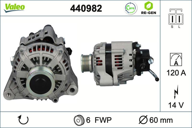 Generator / Alternator VALEO 440982