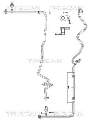 conducta presiune variabila,aer conditionat TRISCAN 9010 25054