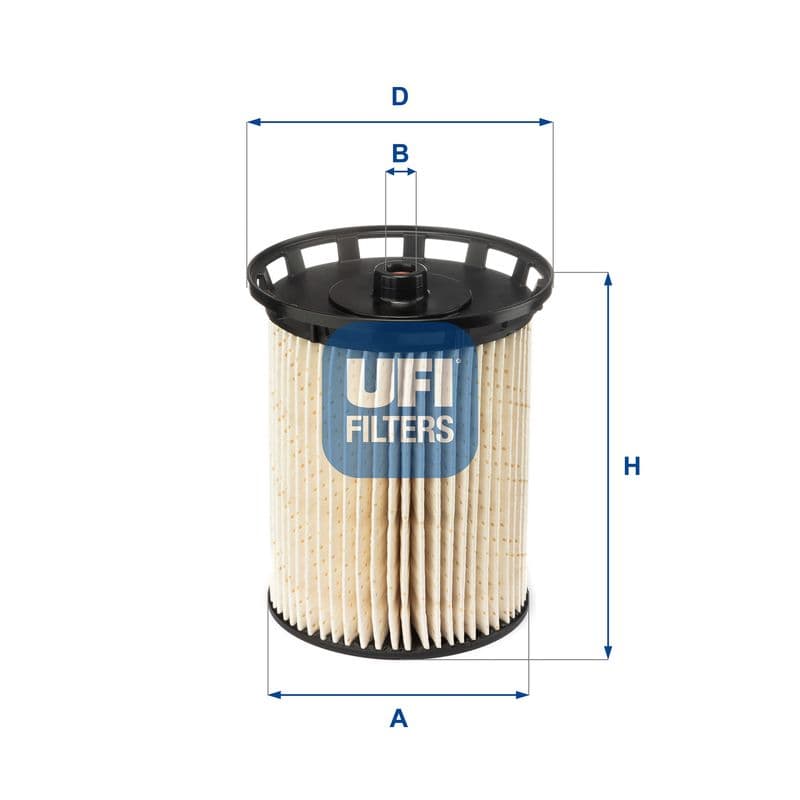 filtru combustibil UFI 26.129.00