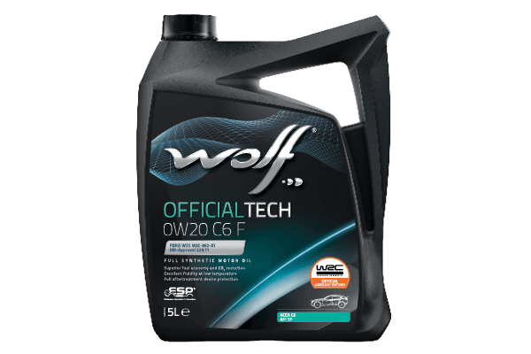 Ulei de motor WOLF OFFICIALTECH 0W-20 C6 F 1048795 5L