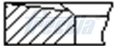 Set segmenti piston FRECCIA FR10-371000