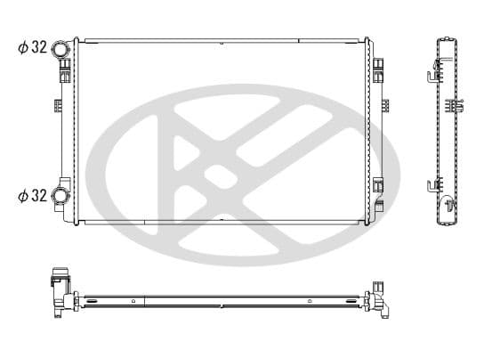Radiator, racire motor KOYORAD PL453116