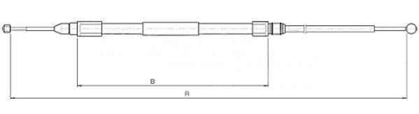 Cablu, frana de parcare METZGER AUTOTEILE 10.4268