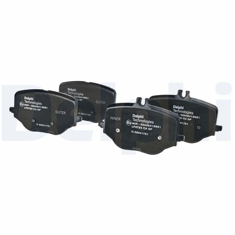 set placute frana,frana disc DELPHI LP3723