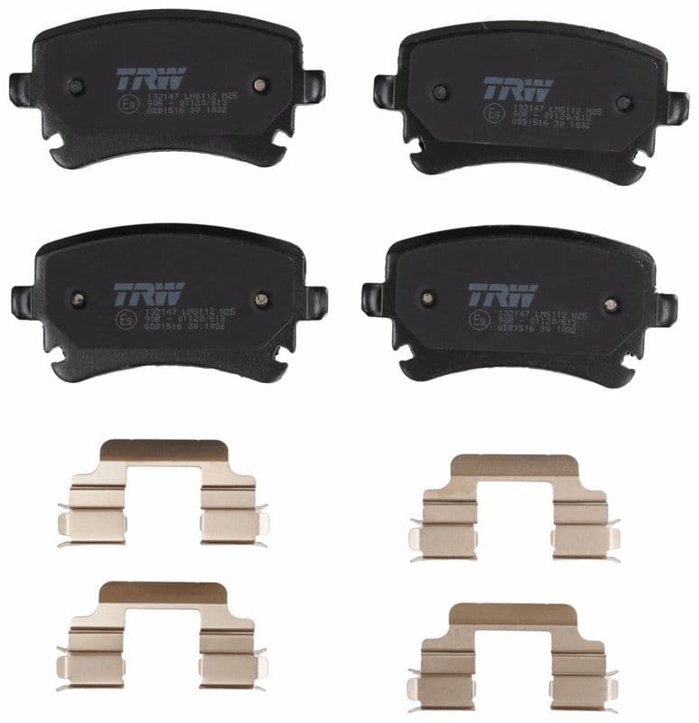 set placute frana,frana disc TRW COTEC GDB1516