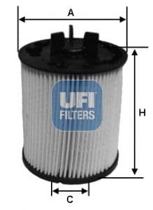 filtru combustibil UFI 26.023.00