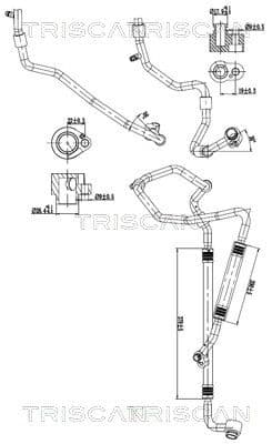 conducta presiune variabila,aer conditionat TRISCAN 9010 29142
