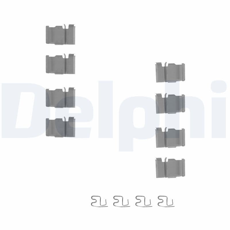 Set accesorii, placute frana DELPHI LX0212