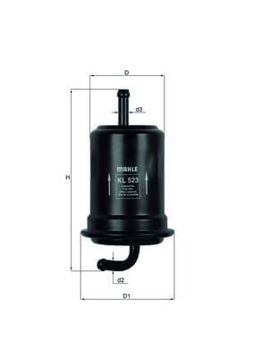 filtru combustibil MAHLE KL 523
