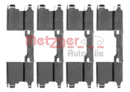 Set accesorii, placute frana METZGER AUTOTEILE 109-1762