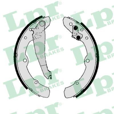 Set saboti frana LPR 00150