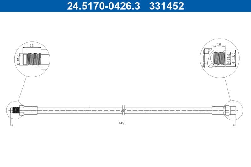 Furtun frana ATE 24.5170-0426.3