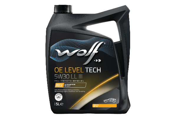 Ulei de motor WOLF OE LEVEL TECH 5W-30 LL III 1043893 5L