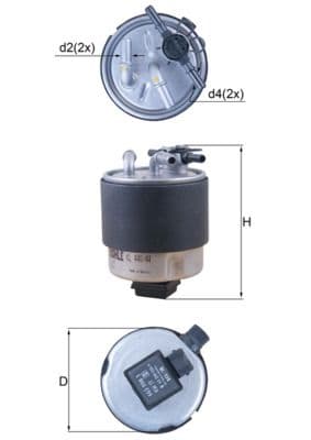 filtru combustibil KNECHT KL 440/44
