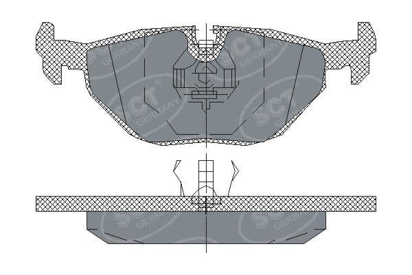 set placute frana,frana disc SCT - MANNOL SP 198 PR SP 198 PR