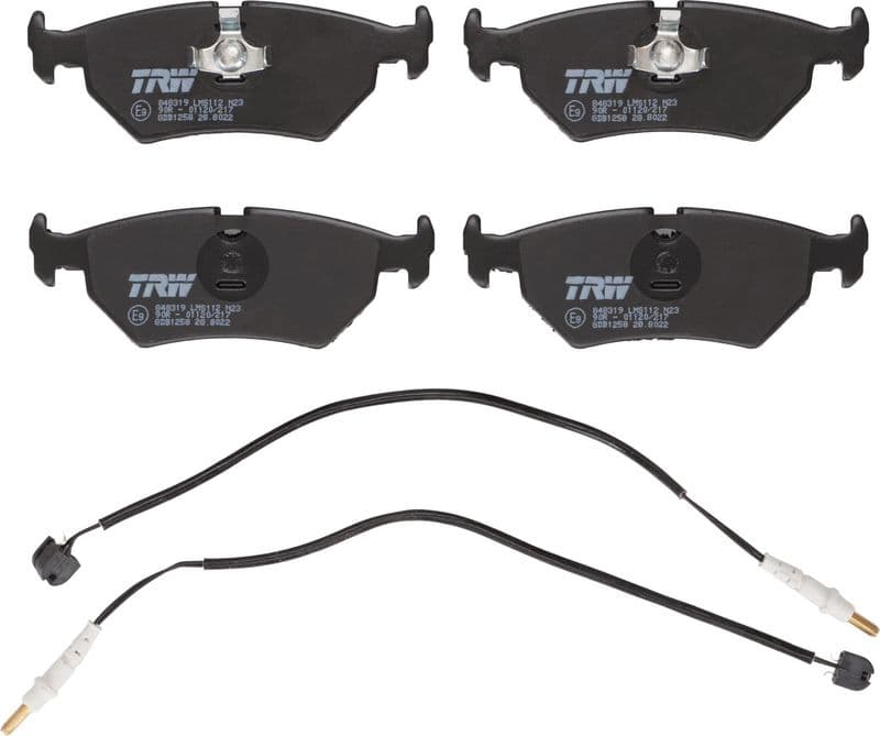 set placute frana,frana disc TRW GDB1258