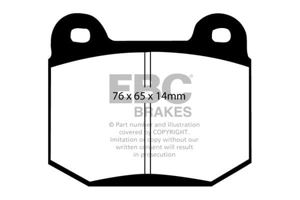 set placute frana,frana disc EBC Brakes DP41538R