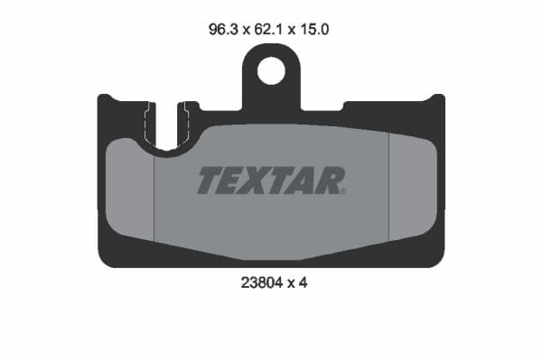 set placute frana,frana disc TEXTAR 2380401