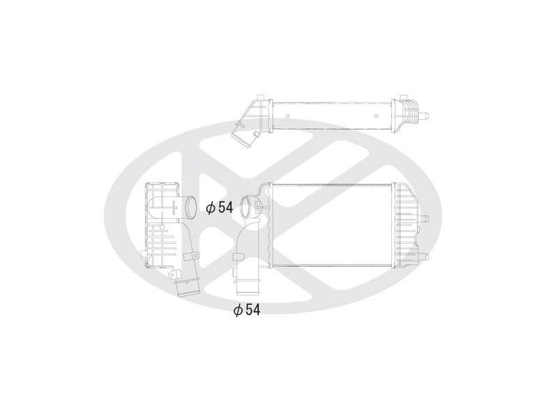 Intercooler, compresor KOYORAD IA470149