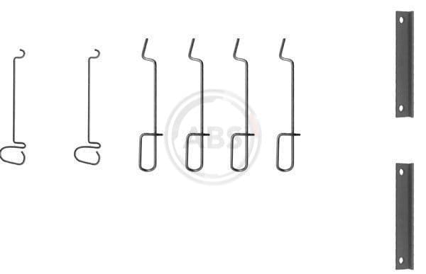 Set accesorii, placute frana ABS 1070Q
