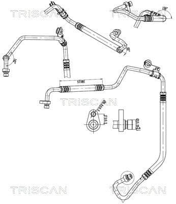 conducta presiune variabila,aer conditionat TRISCAN 9010 25057
