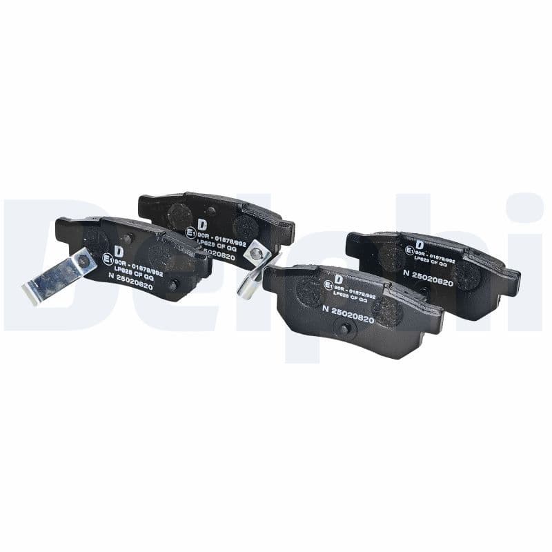 set placute frana,frana disc DELPHI LP625