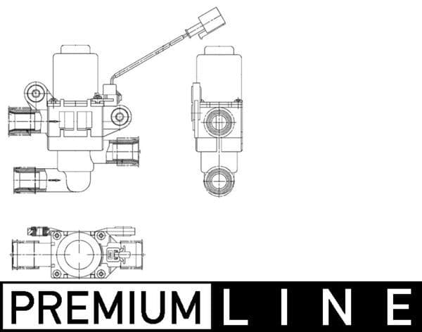 Supapa magnetica, instalatie magnetica MAHLE BEHR *** PREMIUM LINE *** AVS 2 000P