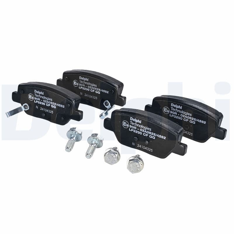 set placute frana,frana disc DELPHI LP3290