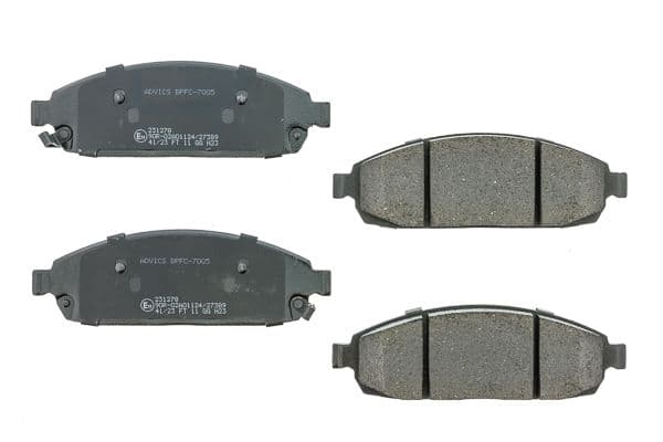 set placute frana,frana disc AISIN BPFC-7005