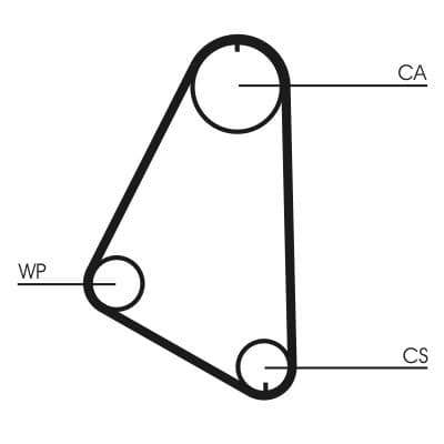 Curea de distributie CONTITECH CT526