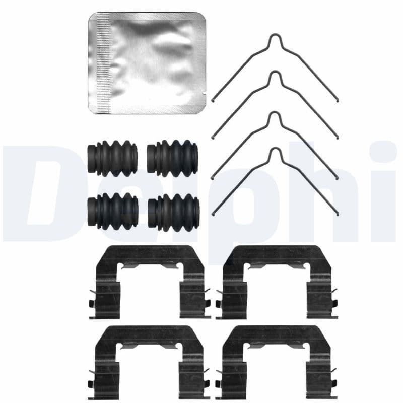 Set accesorii, placute frana DELPHI LX0736
