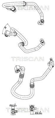conducta presiune variabila,aer conditionat TRISCAN 9010 15006