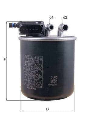 filtru combustibil MAHLE KL 942
