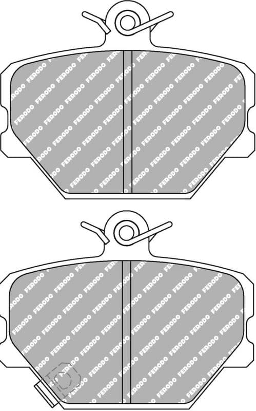 set placute frana,frana disc FERODO RACING DS PERFORMANCE FDS1162