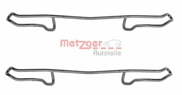 Set accesorii, placute frana METZGER AUTOTEILE 109-1100