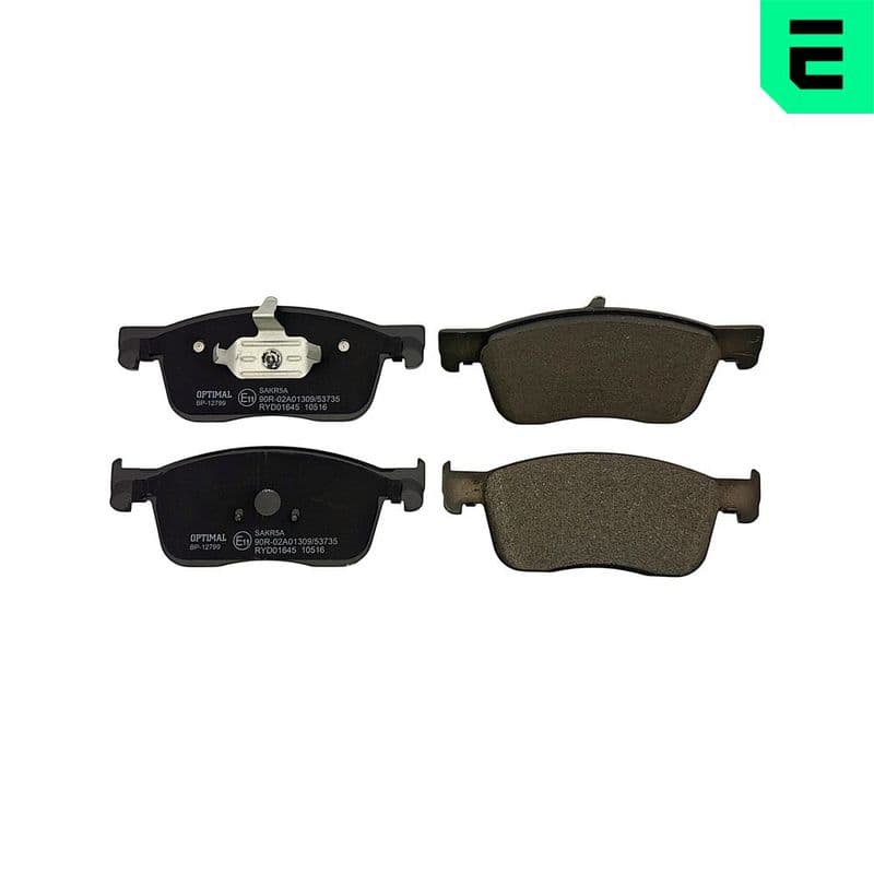 set placute frana,frana disc OPTIMAL BP-12799
