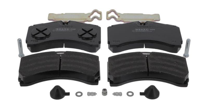 set placute frana,frana disc BERAL BCV29244TK