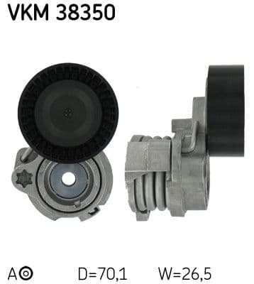 Intinzator curea, curea distributie SKF VKM 38350