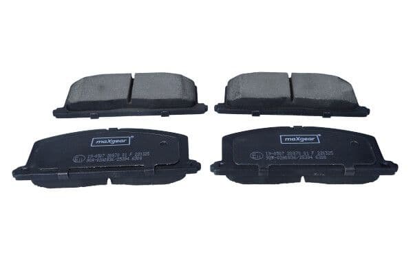 set placute frana,frana disc MAXGEAR 19-0507