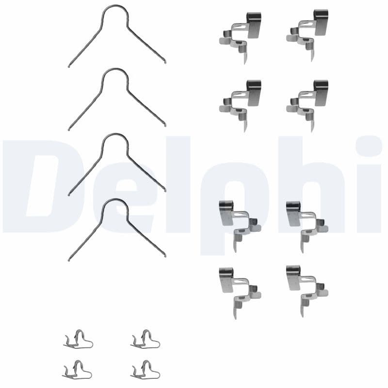 Set accesorii, placute frana DELPHI LX0062