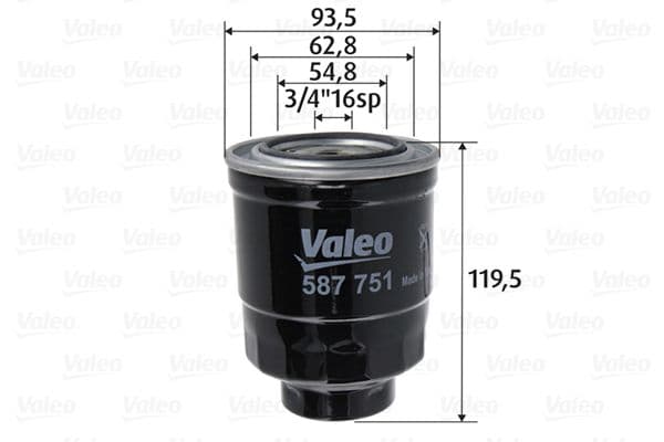 filtru combustibil VALEO 587751