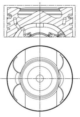 Piston MAHLE 001 PI 00133 001