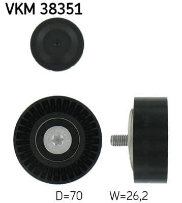 Rola ghidare/conducere, curea transmisie SKF VKM 38351