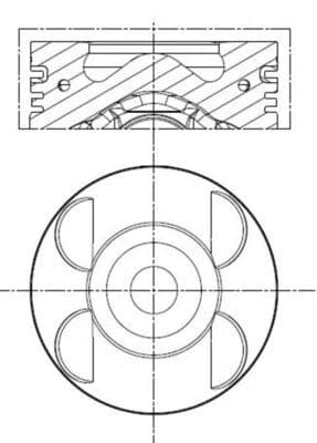 Piston MAHLE 001 PI 00105 000